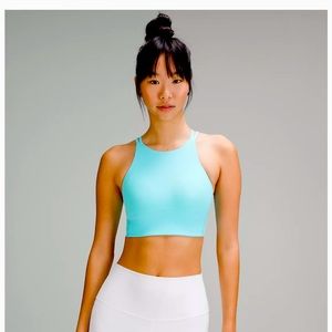lululemon like a cloud longline high neck bra -NWT size 8